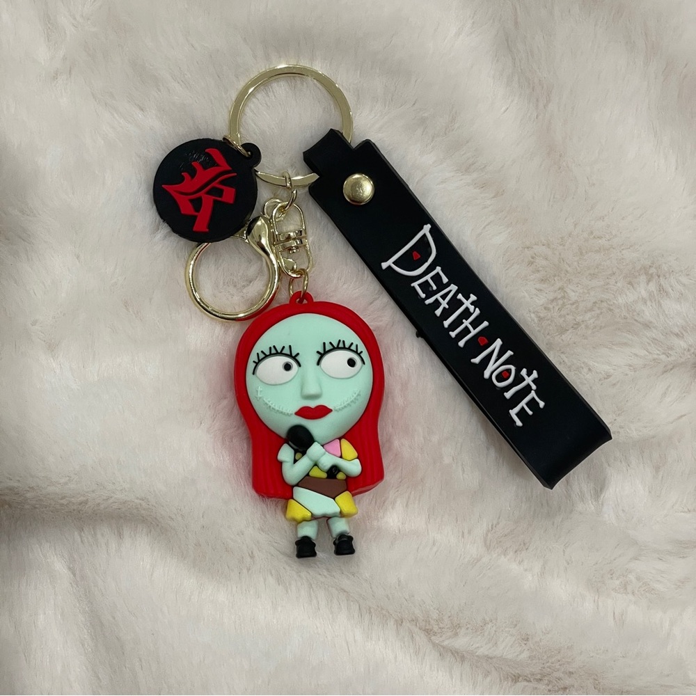 Sally Nightmare Before Christmas Keychain Anime Crossover Bag‎ Charm